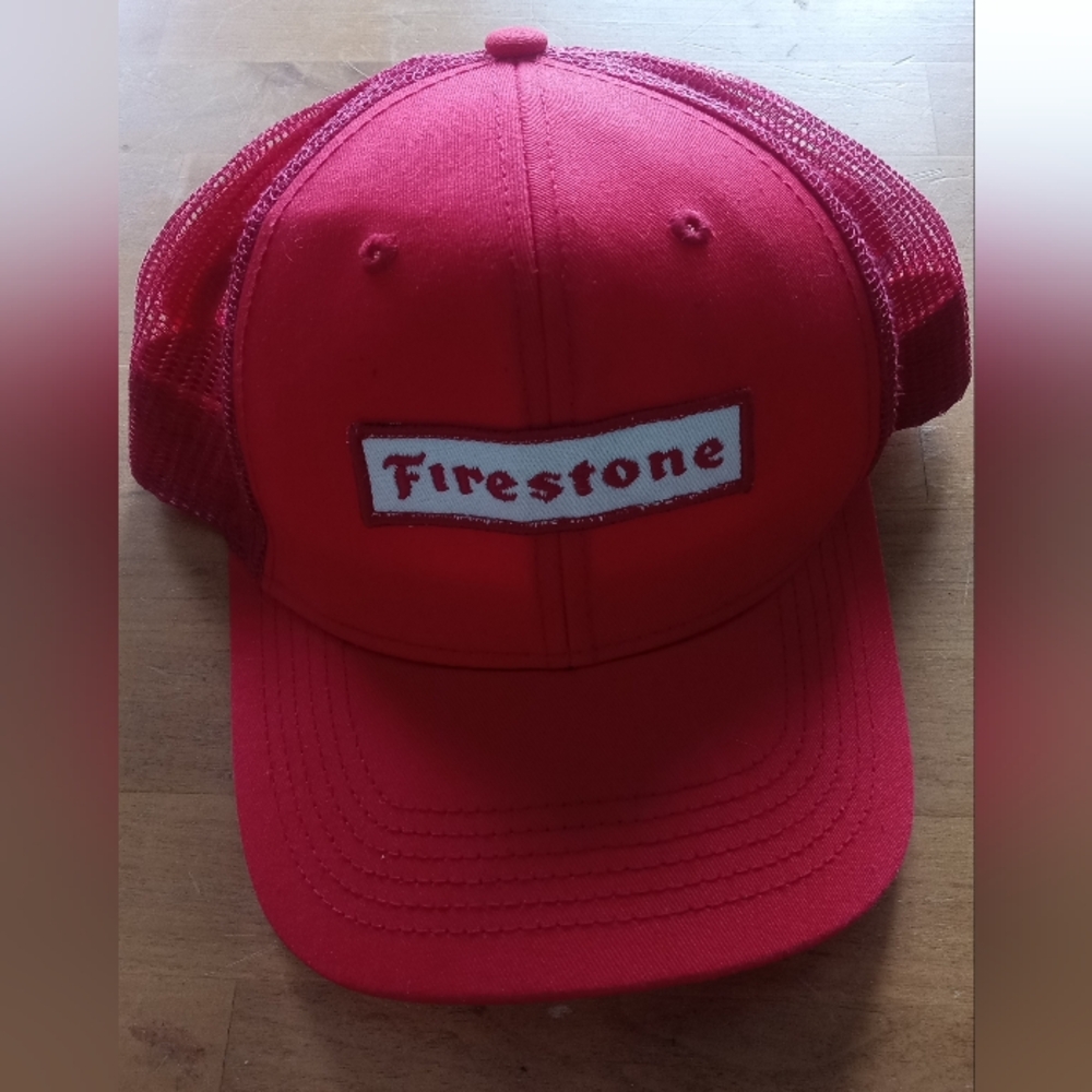 Firestone Kids Red Mesh Cap